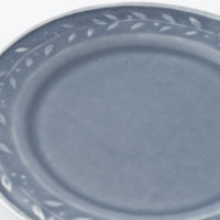 作家 佐々木綾子 5寸plate olive ブルーグレー 作家 佐々木綾子 陶磁器作家もの