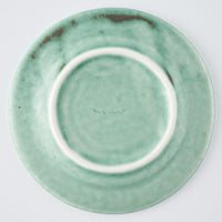 作家 佐々木綾子 5寸plate olive グリーン 作家 佐々木綾子 陶磁器作家もの