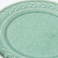作家 佐々木綾子 5寸plate olive グリーン 作家 佐々木綾子 陶磁器作家もの