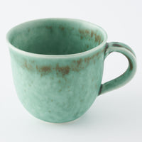 作家 佐々木綾子 mug グリーン 作家 佐々木綾子 陶磁器作家もの