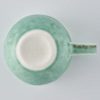 作家 佐々木綾子 mug グリーン 作家 佐々木綾子 陶磁器作家もの