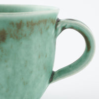 作家 佐々木綾子 mug グリーン 作家 佐々木綾子 陶磁器作家もの