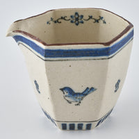 作家 中西申幸 鳥遊戯画 六角片口