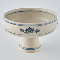 作家 中西申幸 鳥遊戯画 コンポート 作家 中西申幸 陶磁器作家もの