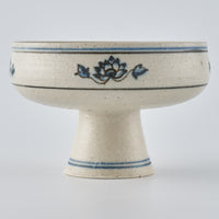 作家 中西申幸 鳥遊戯画 コンポート 作家 中西申幸 陶磁器作家もの