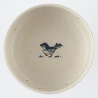 作家 中西申幸 鳥遊戯画 コンポート 作家 中西申幸 陶磁器作家もの