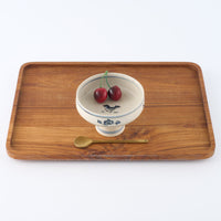 作家 中西申幸 鳥遊戯画 コンポート 作家 中西申幸 陶磁器作家もの