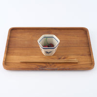 作家 中西申幸 鳥遊戯画 六角小付