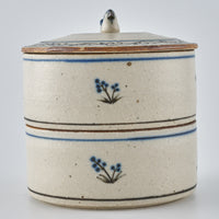 作家 中西申幸 鳥遊戯画 ミニお重 作家 中西申幸 陶磁器作家もの