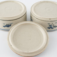 作家 中西申幸 鳥遊戯画 ミニお重 作家 中西申幸 陶磁器作家もの