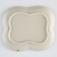 作家 中西申幸 鳥遊戯画 四つ葉絵皿(大) 作家 中西申幸 陶磁器作家もの