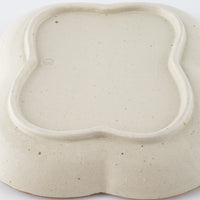 作家 中西申幸 鳥遊戯画 四つ葉絵皿(大) 作家 中西申幸 陶磁器作家もの