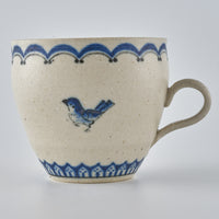 作家 中西申幸 鳥遊戯画 マグ 作家 中西申幸 陶磁器作家もの