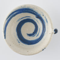 作家 中西申幸 鳥遊戯画 ぐい吞み 作家 中西申幸 陶磁器作家もの