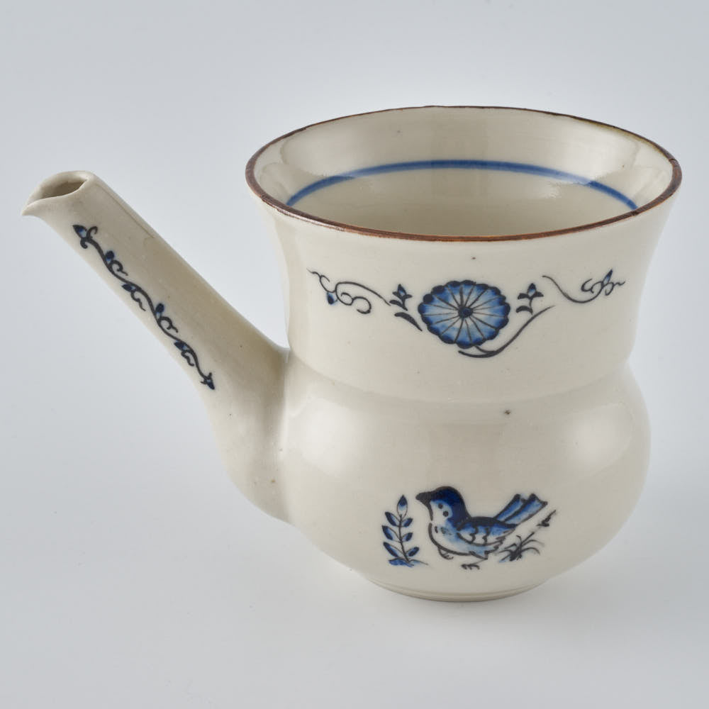 作家 中西申幸 鳥遊戯画 注器 ¥7,700 大人の焼き物