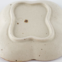 作家 中西申幸 四ツ葉絵皿(小)羽ばたき 作家 中西申幸 陶磁器作家もの