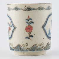 作家 中西申幸 鳥遊戯画 筒湯呑 作家 中西申幸 陶磁器作家もの