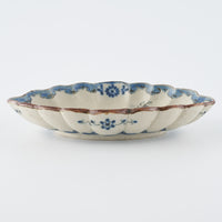 作家 中西申幸 鳥遊戯画 菊形向付 作家 中西申幸 陶磁器作家もの