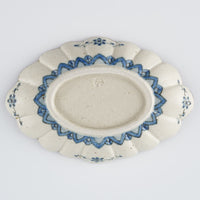 作家 中西申幸 鳥遊戯画 菊形向付 作家 中西申幸 陶磁器作家もの