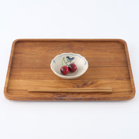 作家 中西申幸 鳥遊戯画 稜花三寸半小向付 作家 中西申幸 陶磁器作家もの