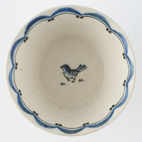 作家 中西申幸 鳥遊戯画 小鉢ソレイユ 作家 中西申幸 陶磁器作家もの