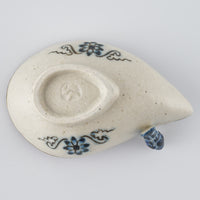 作家 中西申幸 鳥遊戯画 流水文豆小鉢 作家 中西申幸 陶磁器作家もの