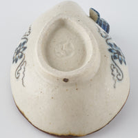 作家 中西申幸 鳥遊戯画 流水文豆小鉢 作家 中西申幸 陶磁器作家もの