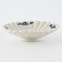 作家 中西申幸 鳥遊戯画 輪花豆皿Ⅱ 作家 中西申幸 陶磁器作家もの