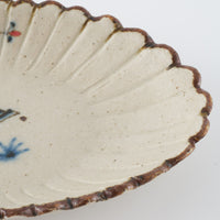 作家 中西申幸 鳥遊戯画 菊形小皿Ⅱ 作家 中西申幸 陶磁器作家もの