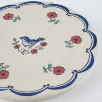 作家 中西申幸 鳥遊戯画 丸プレートⅡ