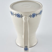 作家 中西申幸 鳥遊戯画 ピッチャー 作家 中西申幸 陶磁器作家もの