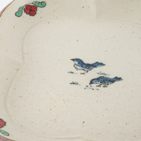 作家 中西申幸 四ツ葉絵皿(大)縦型 作家 中西申幸 陶磁器作家もの