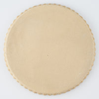 作家 田中遼馬 なみなみプレート195mm/ミモザ白鳥/ネイビー 苔色工房 陶磁器作家もの