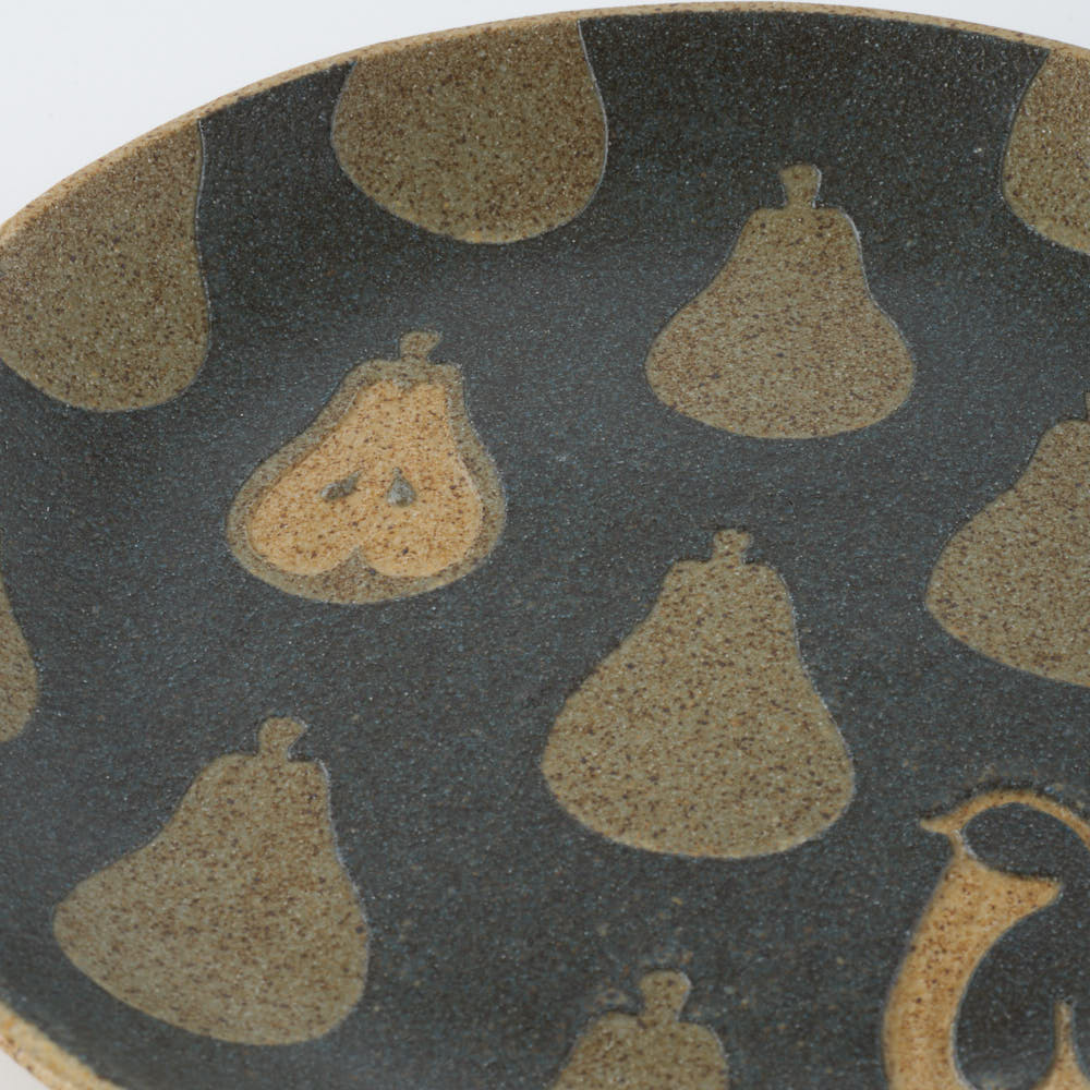 作家 田中遼馬 丸プレート175mm/洋なしペンギン/重ねネイビー