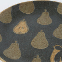 作家 田中遼馬 丸プレート175mm/洋なしペンギン/重ねネイビー