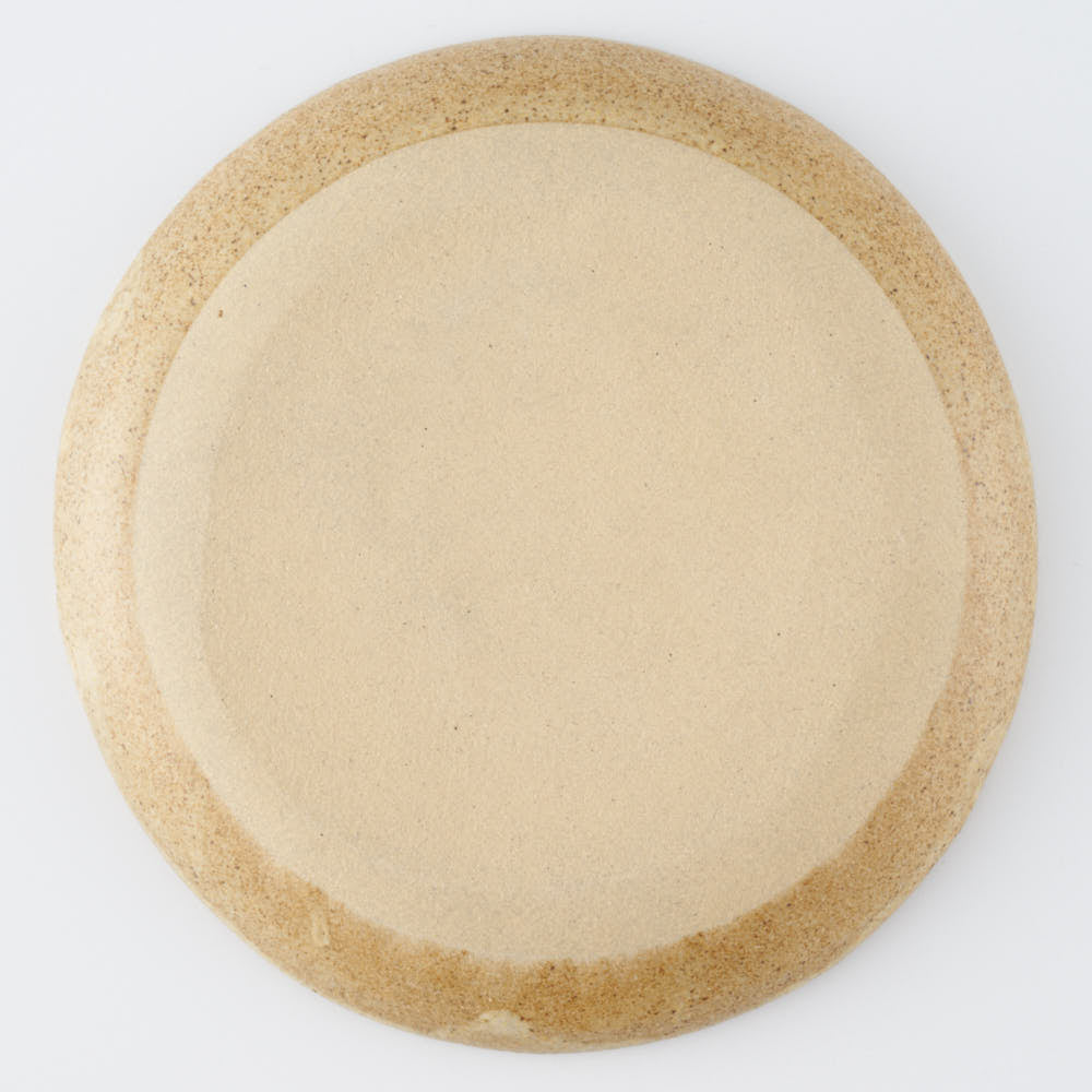 作家 田中遼馬 丸プレート150mm/洋なしペンギン/重ねネイビー 苔色工房 陶磁器作家もの