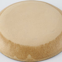 作家 田中遼馬 丸プレート150mm/ペンギンリース/ネイビー 苔色工房 陶磁器作家もの