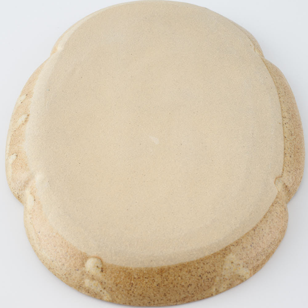 作家 田中遼馬 長よつは皿/トリミモザ/ミントグリーン 苔色工房 陶磁器作家もの