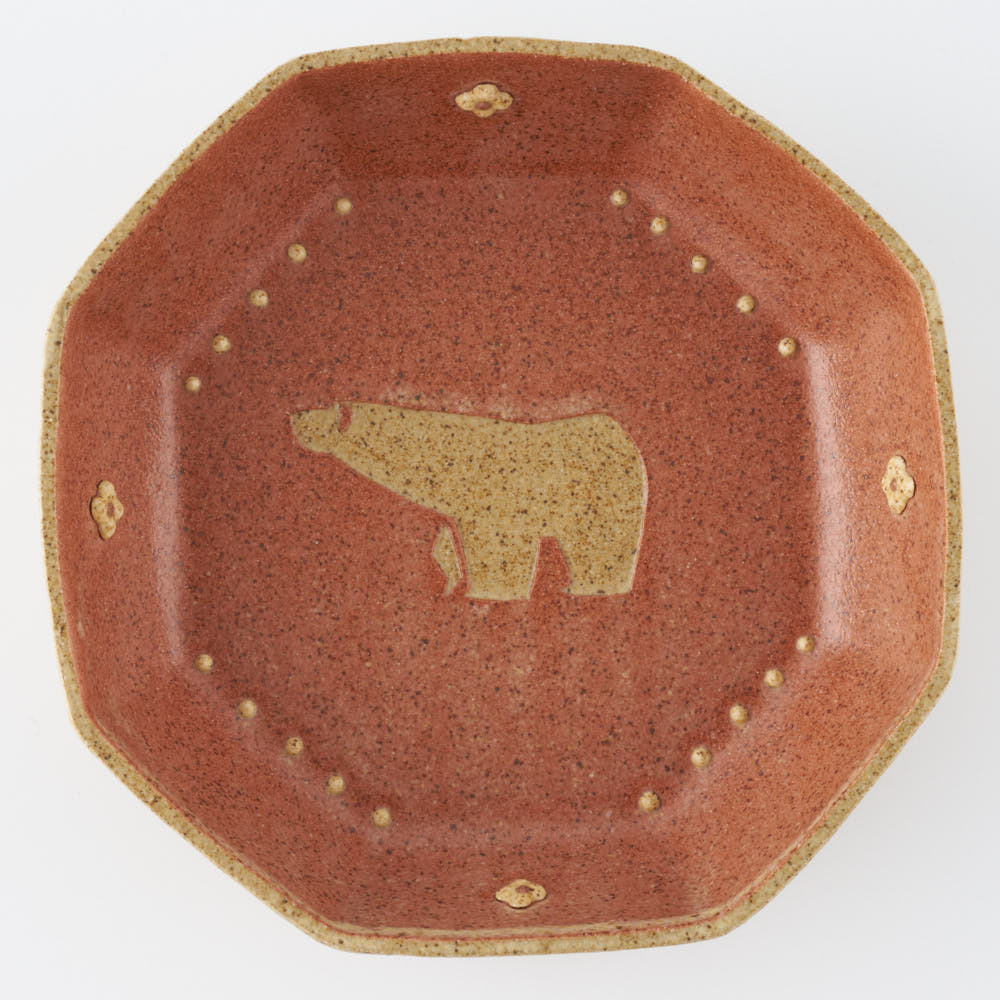 作家 田中遼馬 八角小鉢/シロクマ/コーラルピンク