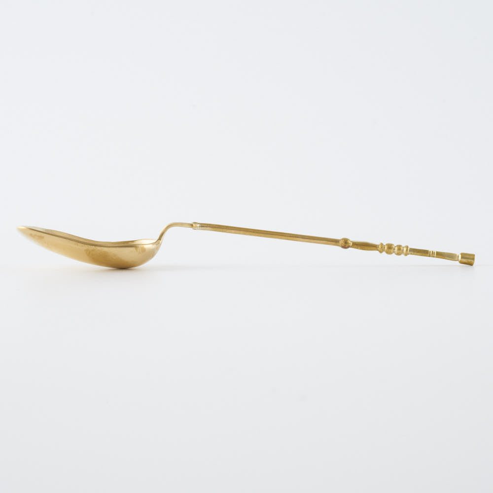 作家 出澤麻衣子 8月のアイススプーン(真鍮) 素数 金工もの