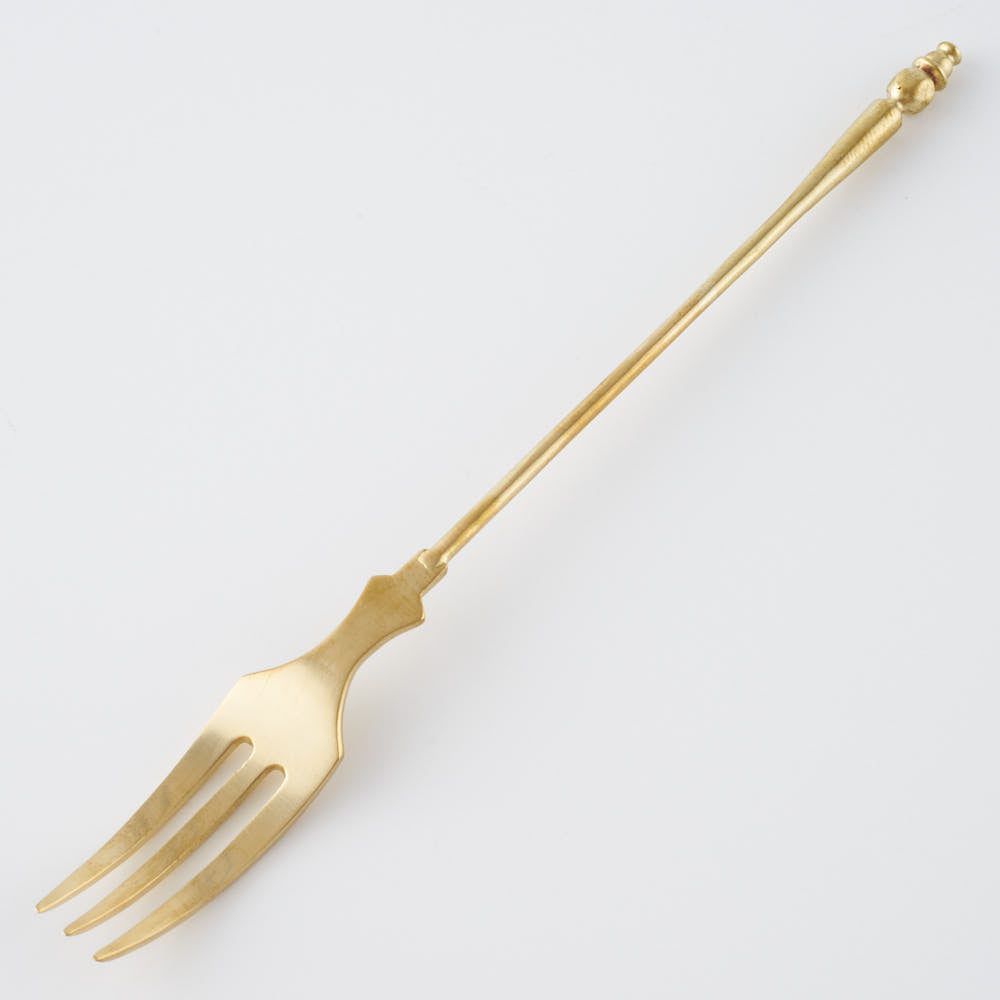 作家 出澤麻衣子 5月のデザートフォーク(真鍮) 素数 金工もの