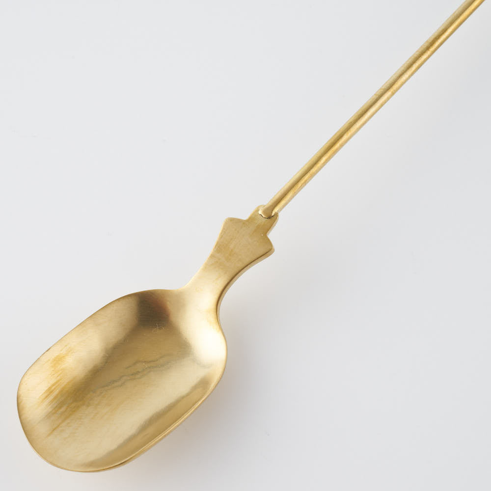 作家 出澤麻衣子 7月のパフェスプーン(真鍮) 素数 金工もの