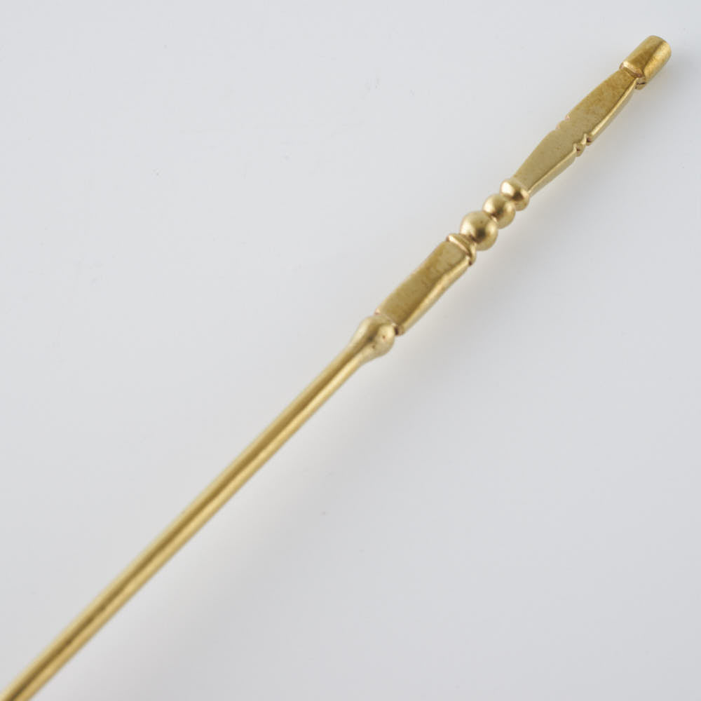 作家 出澤麻衣子 9月のデザートフォーク(真鍮) 素数 金工もの