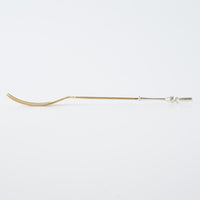 作家 出澤麻衣子 6月のデザートフォーク(真鍮、銀) 素数 金工もの