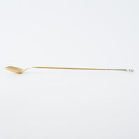 作家 出澤麻衣子 7月のパフェスプーン(真鍮、銀) 素数 金工もの