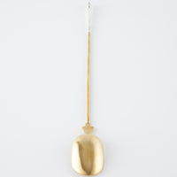 作家 出澤麻衣子 7月のパフェスプーン(真鍮、銀) 素数 金工もの