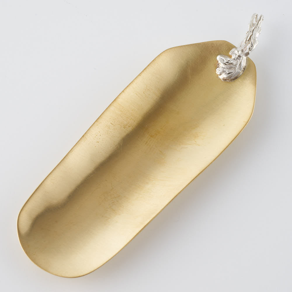 作家 出澤麻衣子 茶さじ H7.5 素数 金工もの