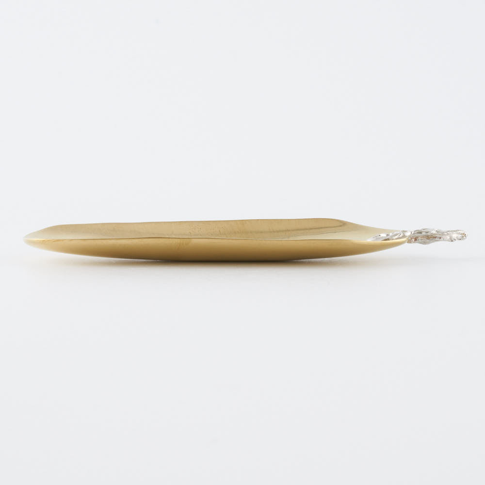 作家 出澤麻衣子 茶さじ H7.5 素数 金工もの