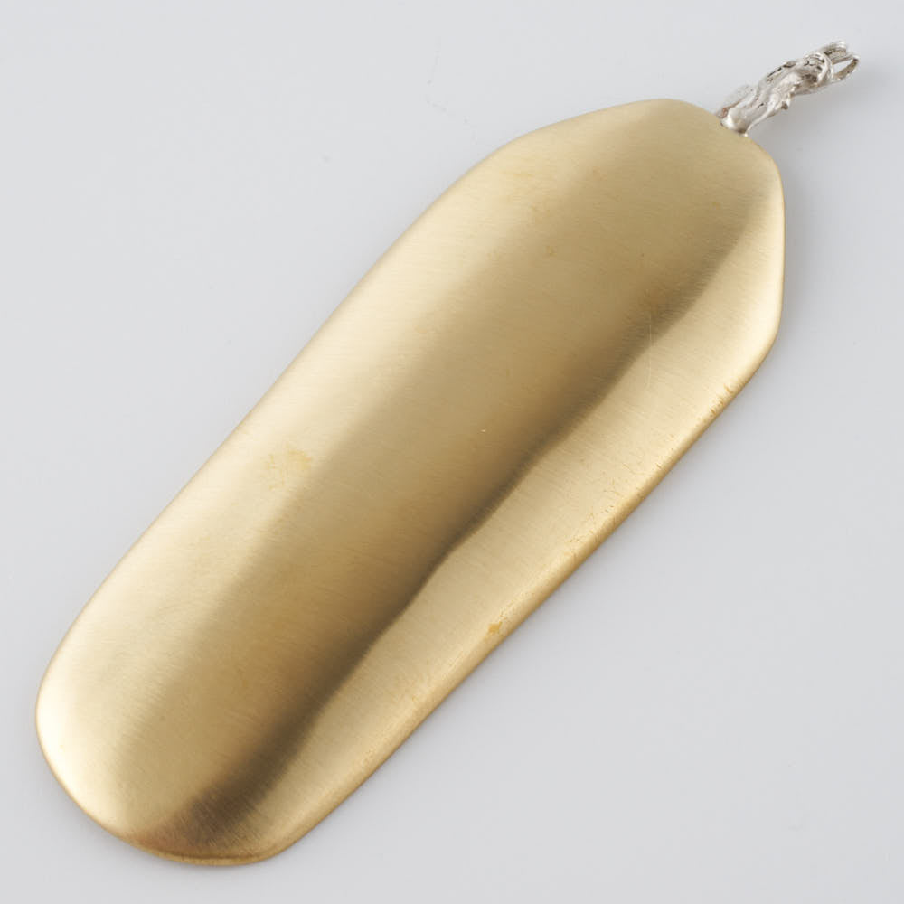 作家 出澤麻衣子 茶さじ H7.5 素数 金工もの