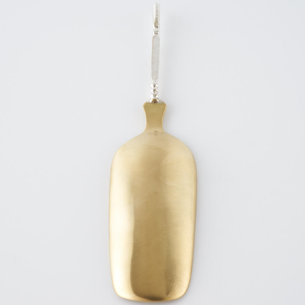 作家 出澤麻衣子 茶さじ H11.5 素数 金工もの